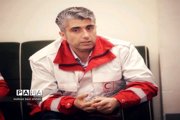 بازدید معاون درمانی و توانبخشی جمعیت هلال احمر کشوری از پایگاه بین جاده‌ای هلال احمر شهر دانسفهان