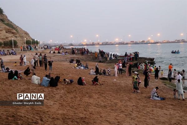 حضور کم سابقه مسافران در سواحل چابهار