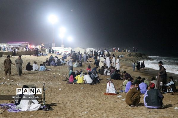 حضور کم سابقه مسافران در سواحل چابهار
