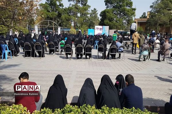 مراسم هشتمین سالگرد شهادت شهید علی خلیلی در گلزار شهدای بهشت حضرت زهرا(س)