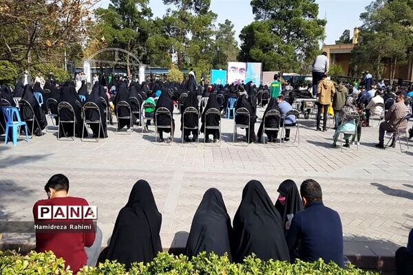مراسم هشتمین سالگرد شهادت شهید علی خلیلی در گلزار شهدای بهشت حضرت زهرا(س)