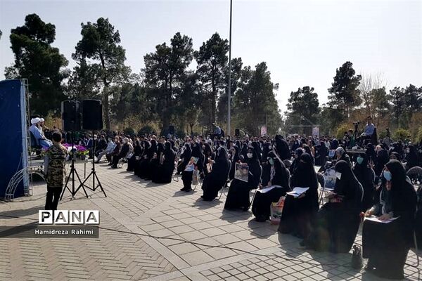 مراسم هشتمین سالگرد شهادت شهید علی خلیلی در گلزار شهدای بهشت حضرت زهرا(س)