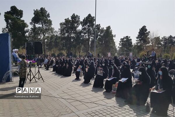 مراسم هشتمین سالگرد شهادت شهید علی خلیلی در گلزار شهدای بهشت حضرت زهرا(س)