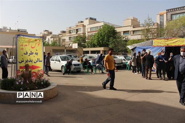 بازدید رئیس سازمان دانش‌آموزی فارس از ستاد اسکان ناحیه دو شیراز