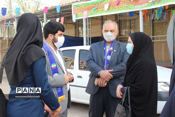 بازدید رئیس سازمان دانش‌آموزی فارس از ستاد اسکان ناحیه دو شیراز
