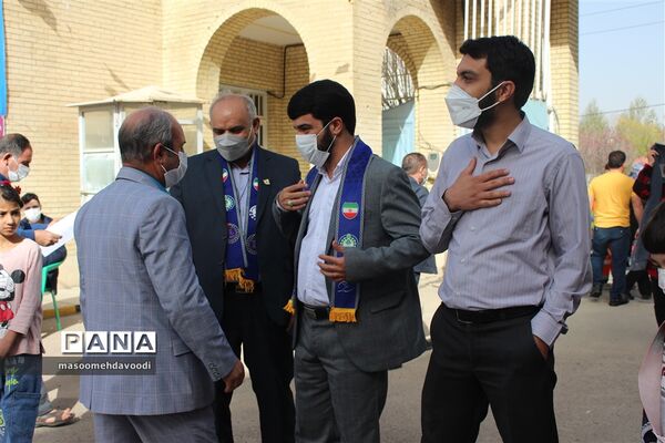 بازدید رئیس سازمان دانش‌آموزی فارس از ستاد اسکان ناحیه دو شیراز