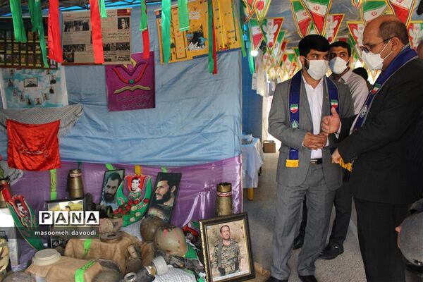 بازدید رئیس سازمان دانش‌آموزی فارس از ستاد اسکان ناحیه یک شیراز