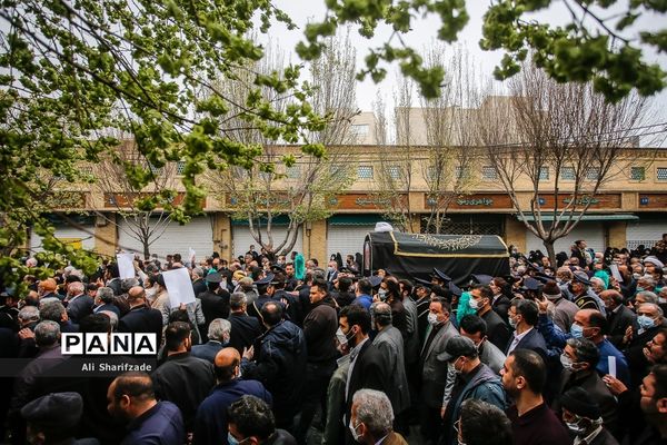 مراسم تشییع پیکر آیت الله محمدی ری شهری