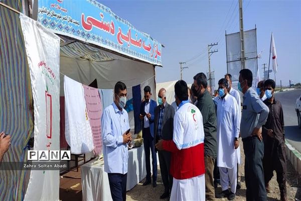 استقبال از مسافران نوروزی در ایرانشهر