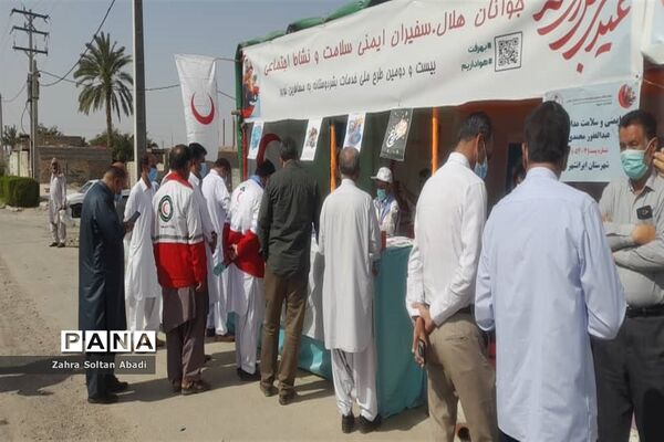 استقبال از مسافران نوروزی در ایرانشهر