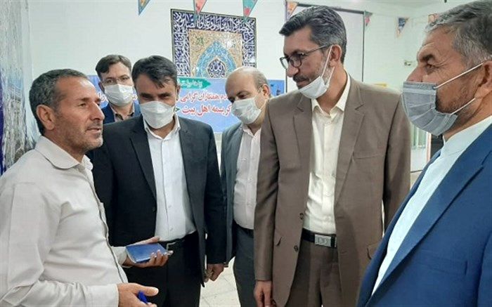 بازدید فرماندار قم از ستادهای اسکان نوروزی آموزش و پرورش