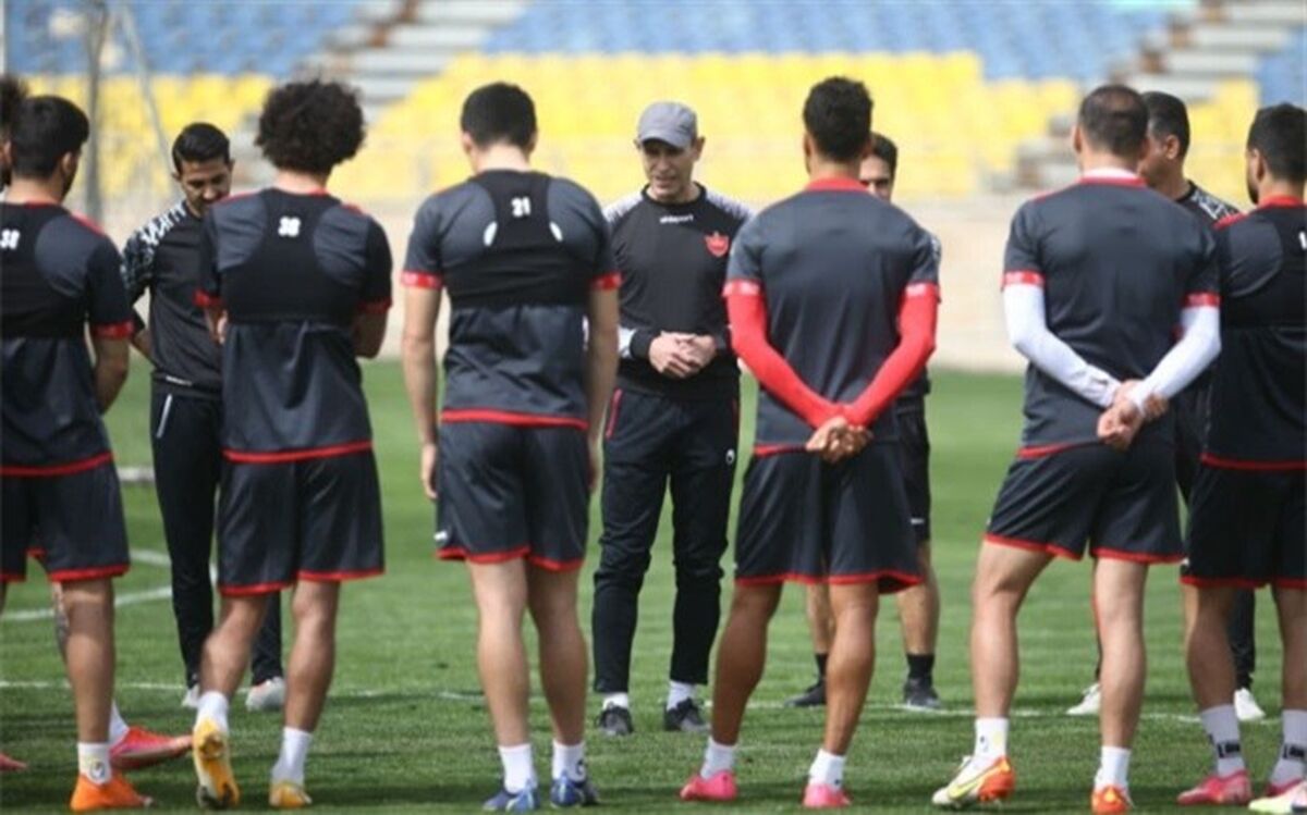 نوبت اول تمرین پرسپولیس امروز برگزار شد