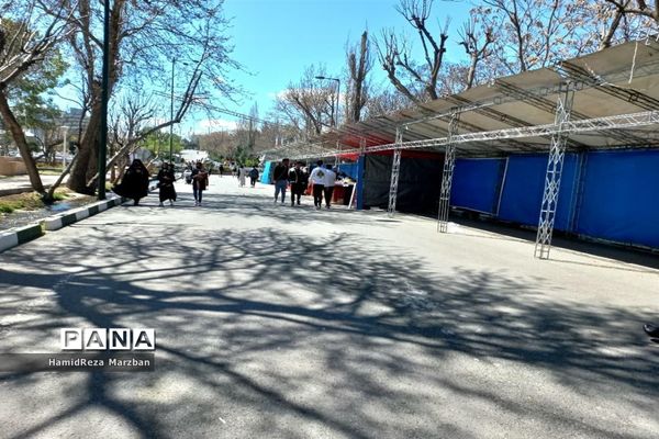 بوستان شهید چمران شهر کرج در نوروز 1401