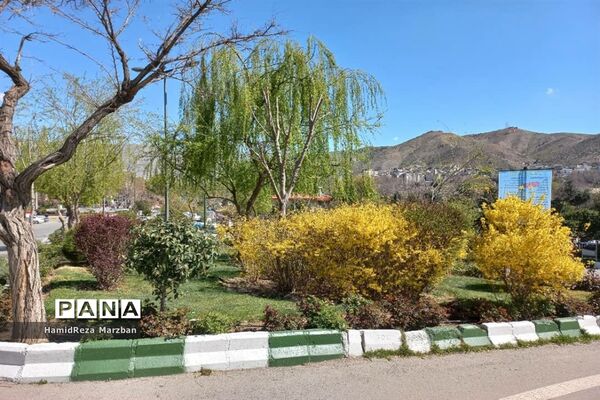 بوستان شهید چمران شهر کرج در نوروز 1401