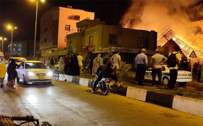 شمار مصدومین حادثه آتش سوزی قشم به هشت نفر رسید
