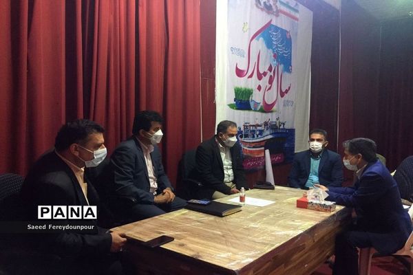 بازدید معاون اداره‌کل ارزیابی عملکرد وزارت آموزش و پرورش از ستاد اسکان شهرستان بوشهر