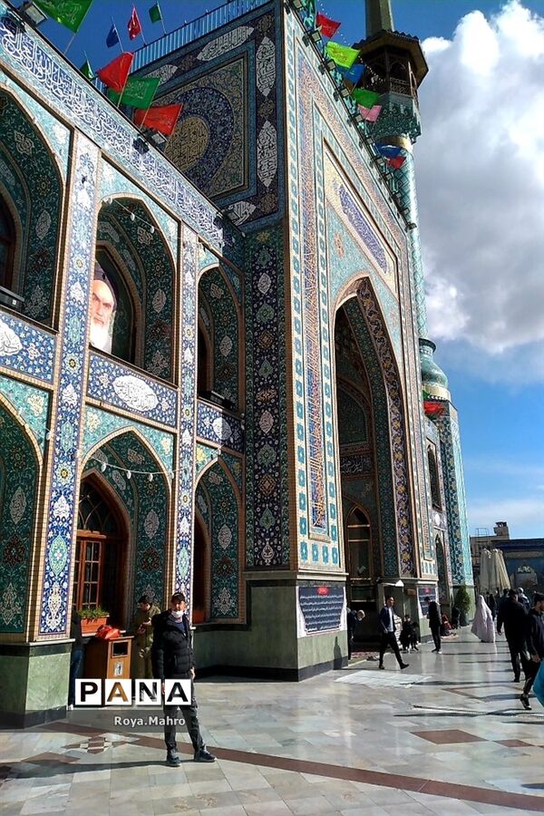 حرم امام‌زاده صالح(ع) در ایام عید نوروز