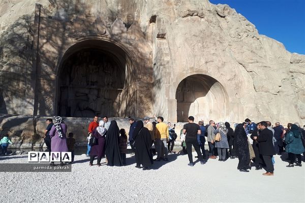 طاق بستان کرمانشاه در نوروز 1401