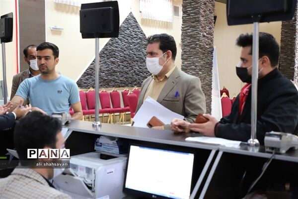 بازدید مسئولان آموزش و پرورش استان کرمانشاه از ستاد اسکان نوروزی فرهنگیان