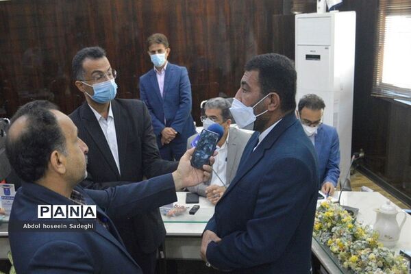 نشست‌خبری مدیرکل آموزش و پرورش استان بوشهر