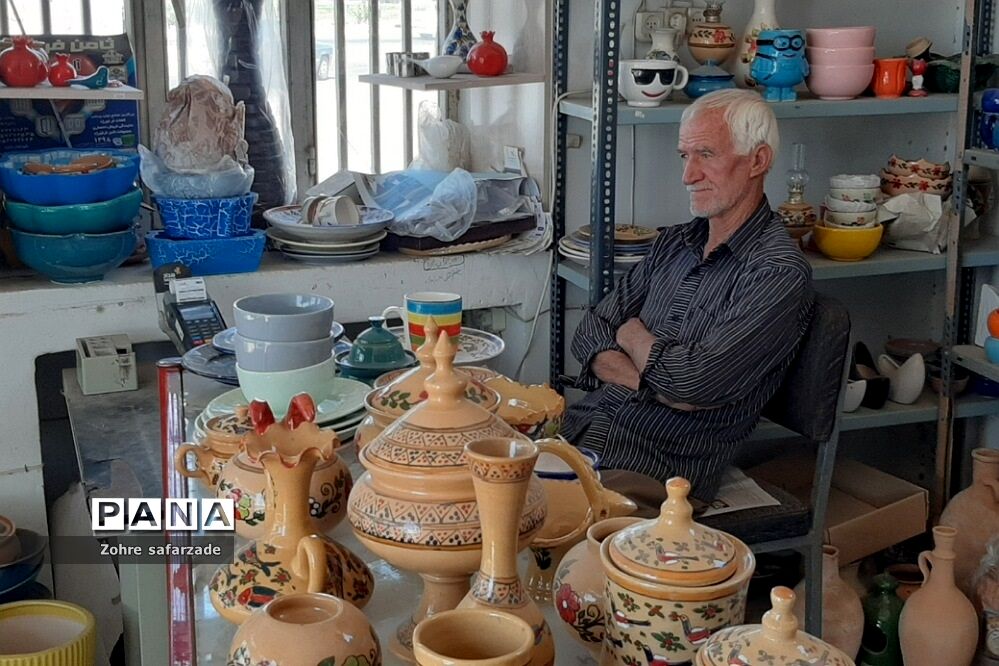 «روستای مِند» یکی از مراکز سفال در ایران‌