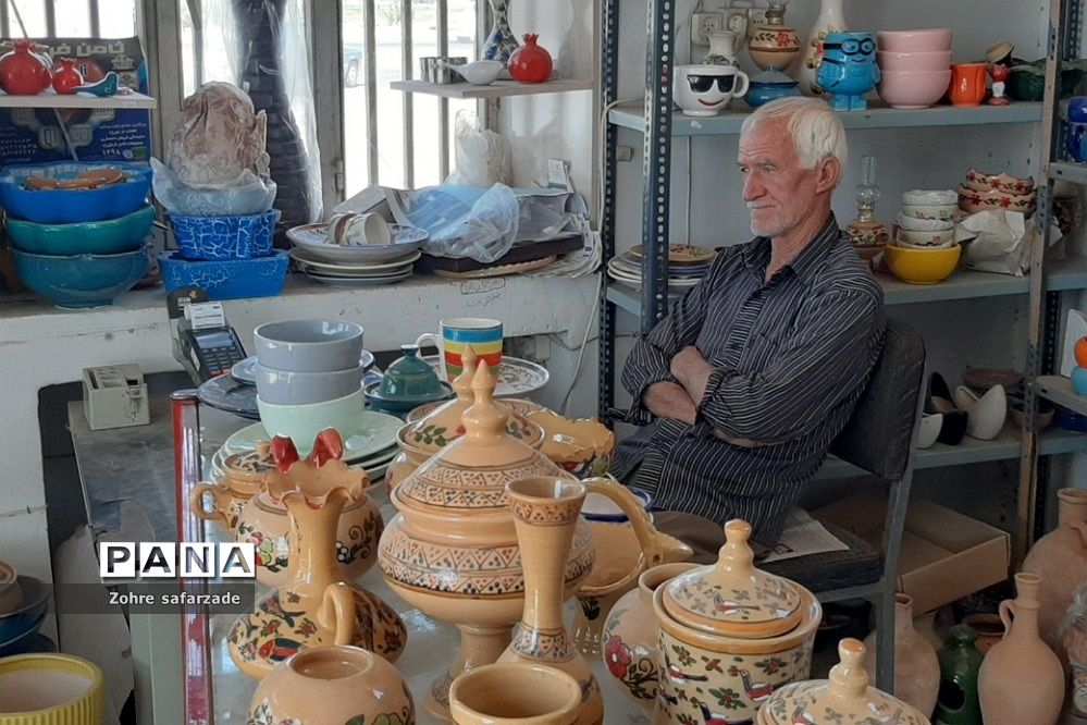 «روستای مِند» یکی از مراکز سفال در ایران‌