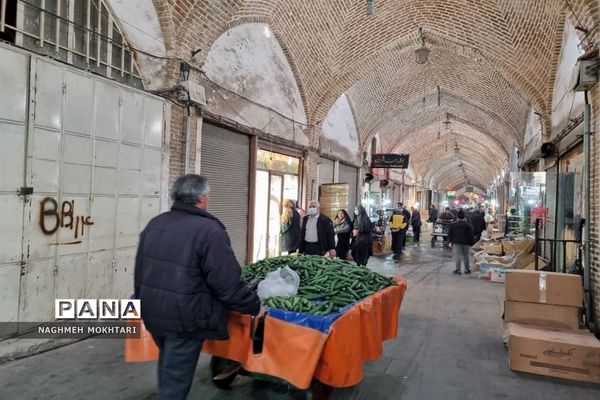 بازار بزرگ تبریز در ایام نوروز