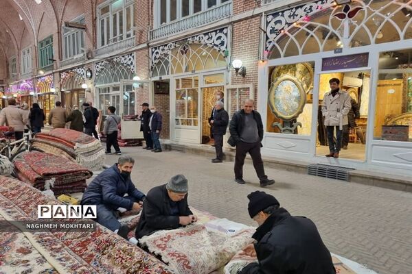 بازار بزرگ تبریز در ایام نوروز
