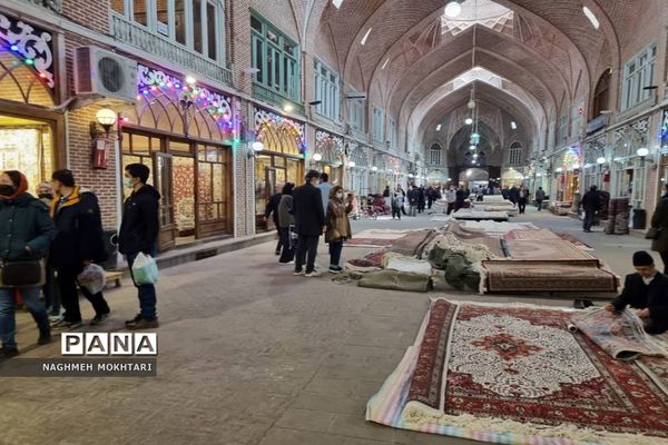 بازار بزرگ تبریز در ایام نوروز