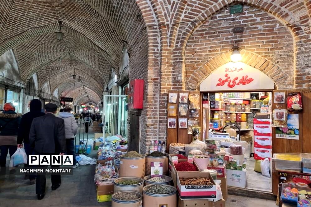 بازار بزرگ تبریز در ایام نوروز