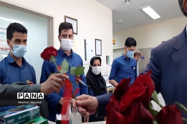 بازدید وزیر بهداشت از بیمارستان خاتم الانبیا خلیل‌آباد