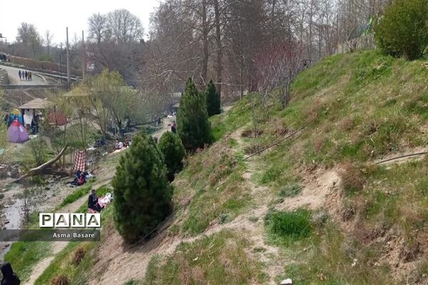 دهکده تفریحی و گردشگری باغستان کرج در روز سیزده فروردین