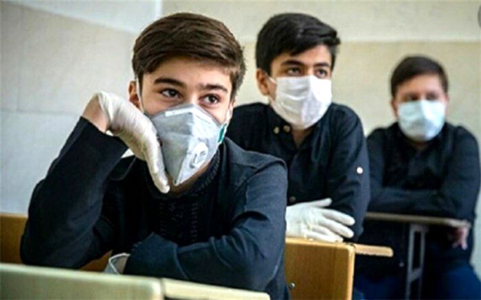 شادی دانش‌آموزان شهر کاج از شروع دوباره آموزش حضوری