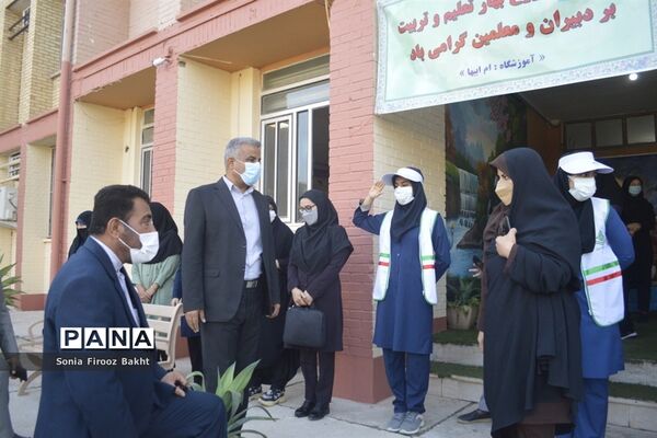 بازگشت به آموزش حضوری دبیرستان‌ام ابیها بوشهر