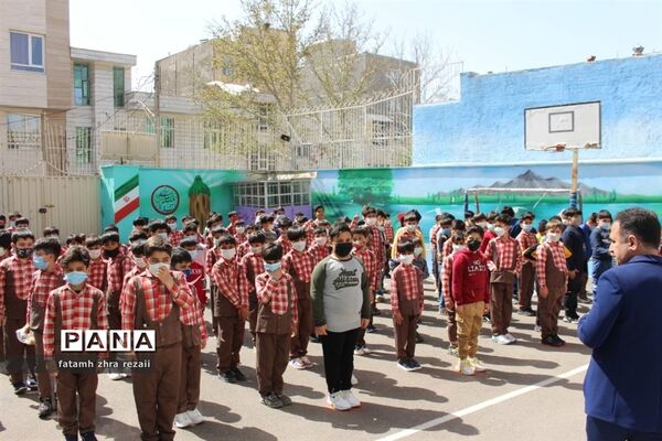 شور و شوق دانش آموزان دراولین روز حضوری شدن مدارس