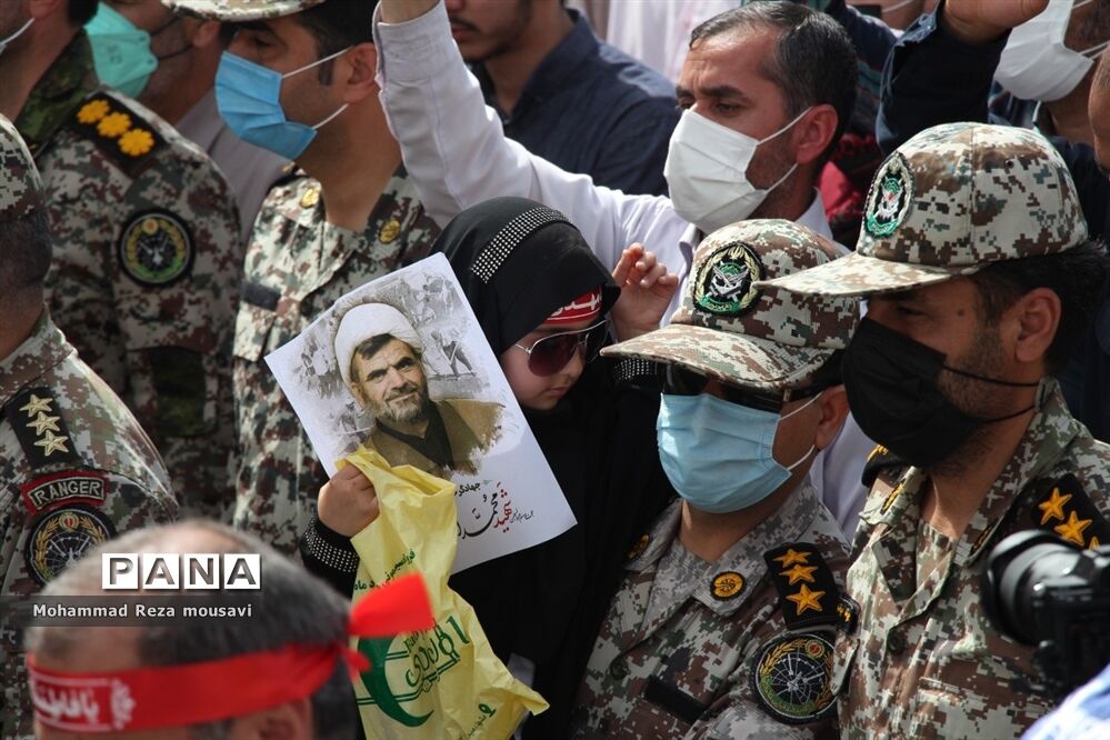 تشییع پیکر شهید محمد اصلانی