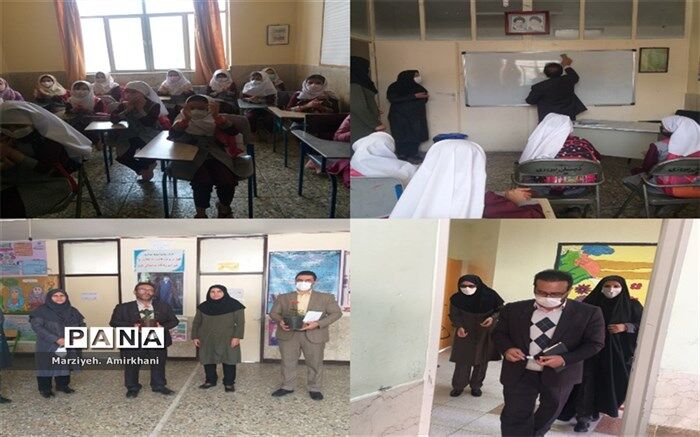 حضور مدیر آموزش و پرورش ناحیه یک شهرکرد در دبیرستان شاهد