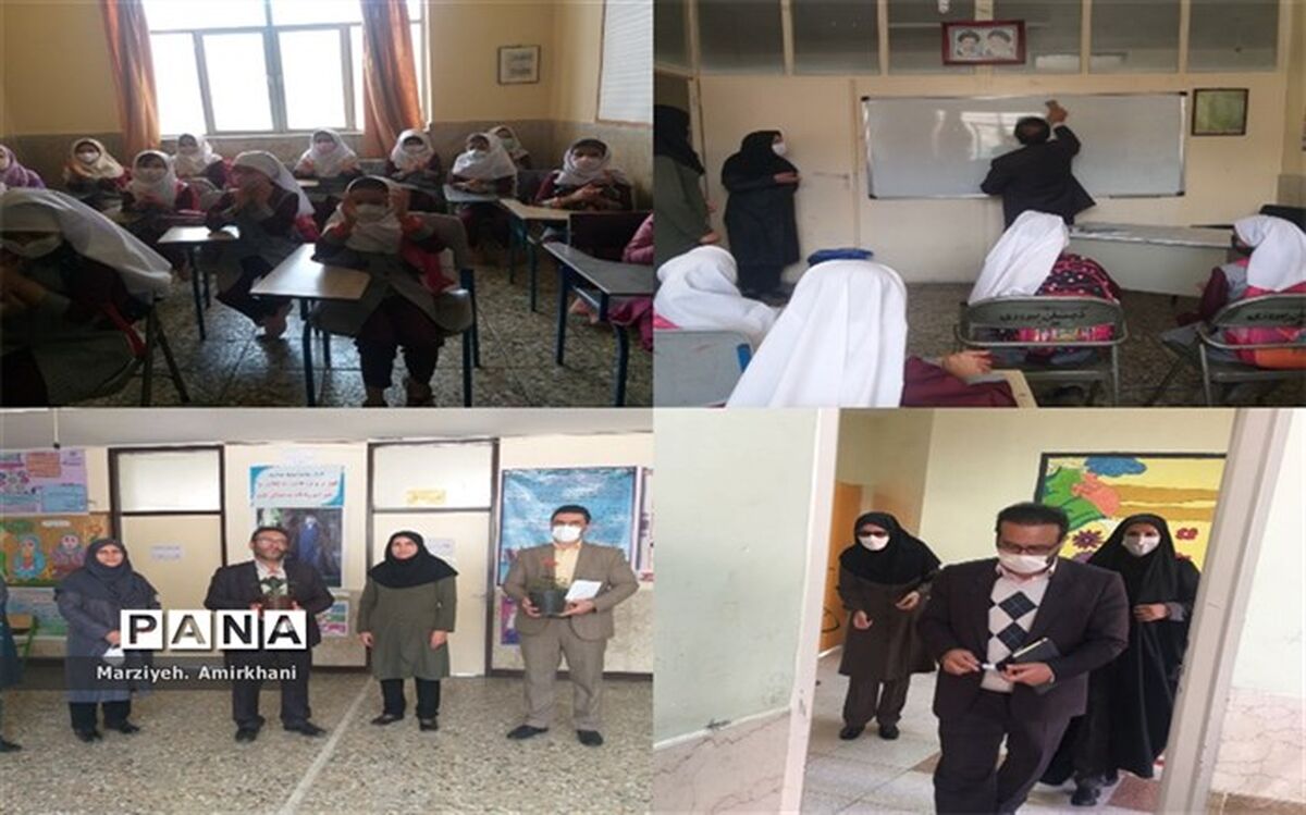 حضور مدیر آموزش و پرورش ناحیه یک شهرکرد در دبیرستان شاهد