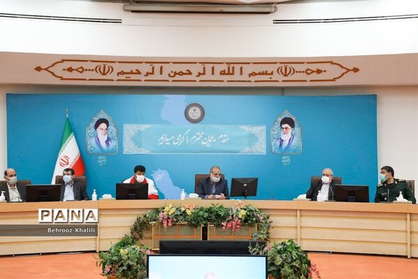 جلسه قرارگاه عملیاتی ستاد ملی مبارزه با کرونا
