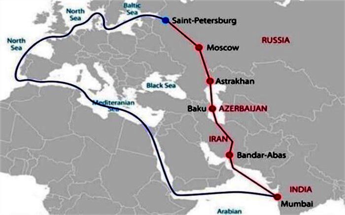 با فعال‌سازی کریدور شمال - جنوب کاهش ۳۰ درصدی هزینه و زمان انتقال کالا رخ می‌دهد