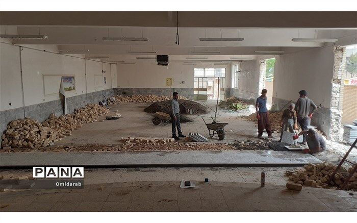 آغاز پروژه بهسازی و تجهیز سالن کانون فرهنگی تربیتی سلمان شهرستان خلیل آباد