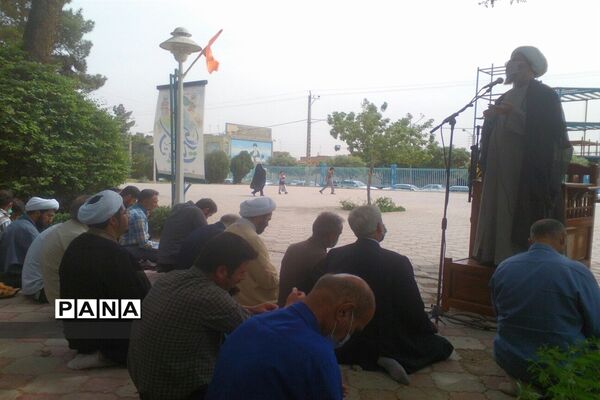 برپایی نماز باران در کاشمر