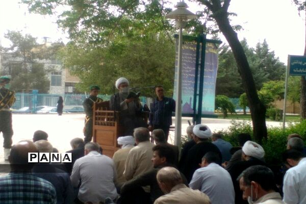 برپایی نماز باران در کاشمر