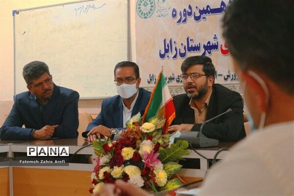 افتتاحیه دومین دوره مجلس دانش‌آموزی شهرستان زابل