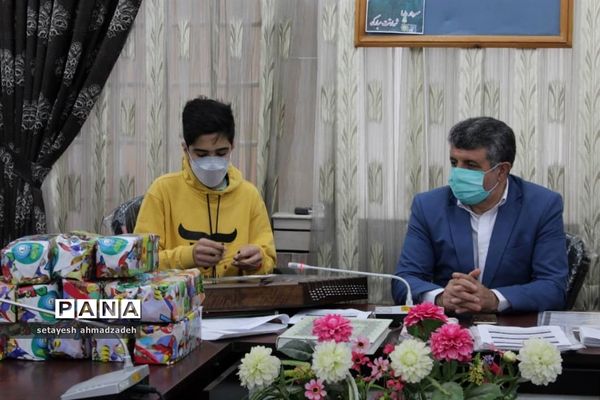 آیین تقدیر از برگزیدگان مسابقات حوزه پرورشی و فرهنگی شهرستان گلوگاه