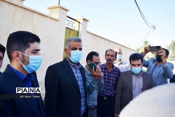 افتتاح آسفالت روستایی  قلعه سوخته شهرستان بوشهر