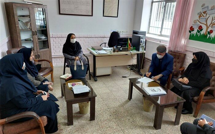 بازدید تیم نظارتی سازمان دانش‌آموزی  از مدارس بجنورد