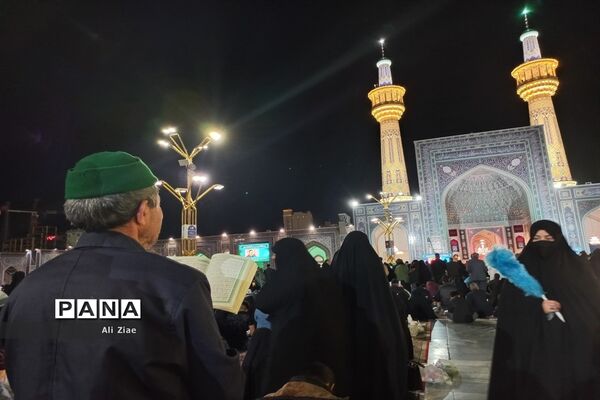 مراسم شب قدر نوزدهم ماه مبارک رمضان در حرم مطهر رضوی