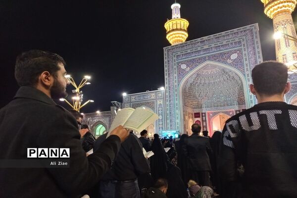 مراسم شب قدر نوزدهم ماه مبارک رمضان در حرم مطهر رضوی