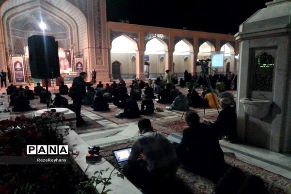 مراسم شب قدر و نوزدهم ماه رمضان در زیارتگاه شهید مدرس کاشمر